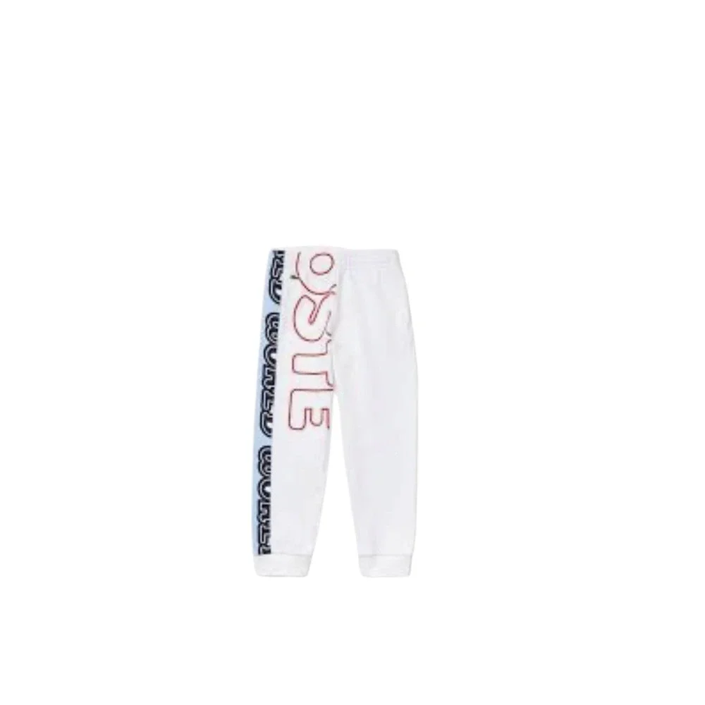 Lacoste Jogger Track Pants Boys 16 Red White Side‎ Logo Fleece Elastic Waist